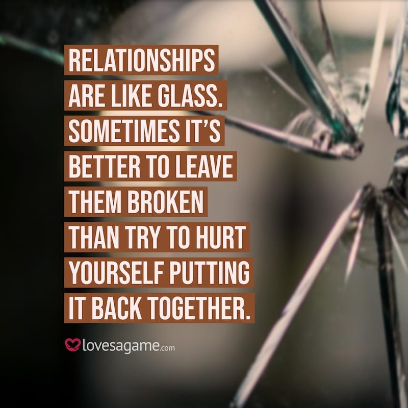 Thoughts on broken relationship
