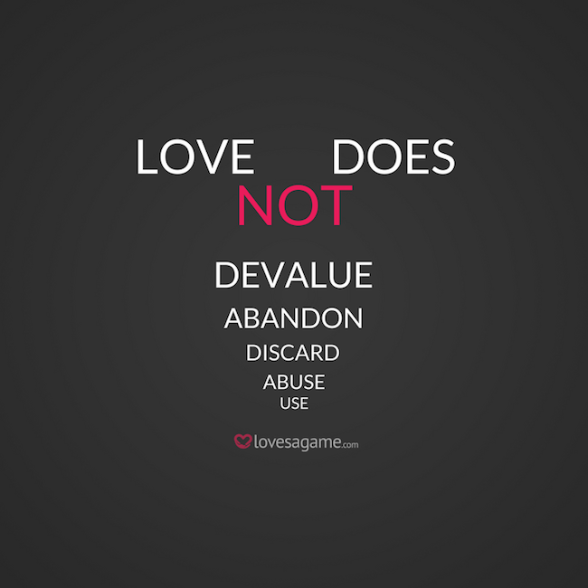 Love does not use people